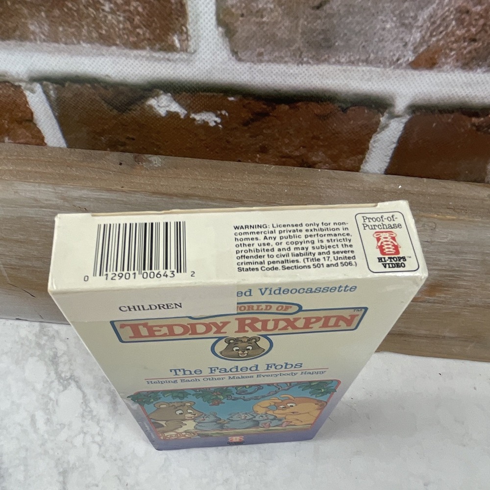 Hi-Tops Video The World of Teddy Ruxpin Vol 8: The Faded Fobs VHS 1987 NTSC - Picture 5 of 11